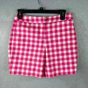 Boden Pink Checkered Women Shorts